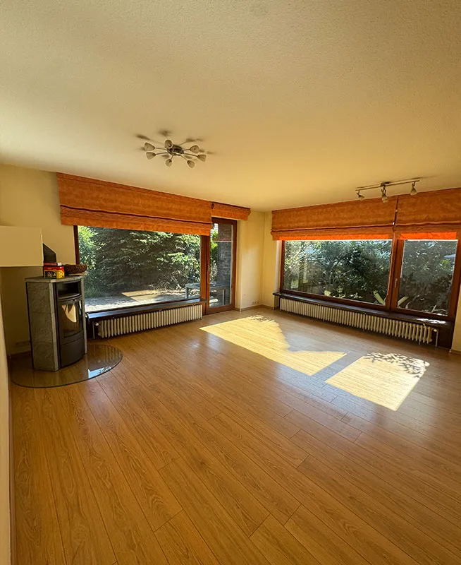 Wohnzimmer, Einfamilienhaus, nachher