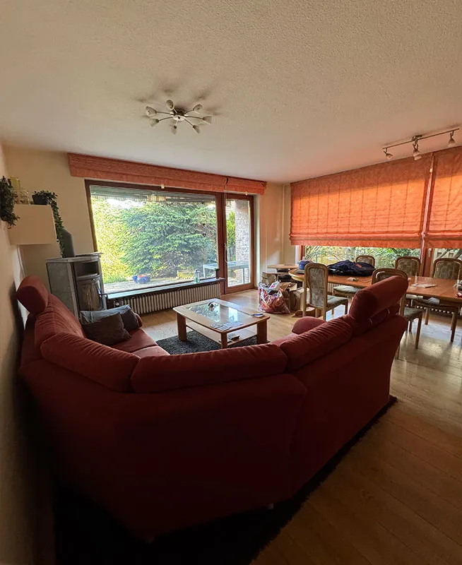 Wohnzimmer, Einfamilienhaus, vorher