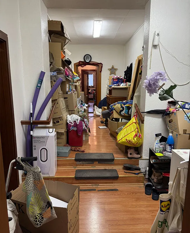 Messiewohnung, vorher